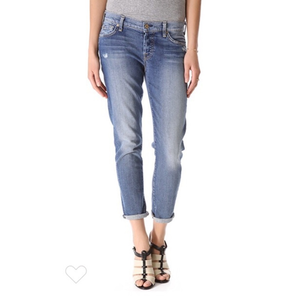7 for all mankind Josefina skinny boyfriend jeans